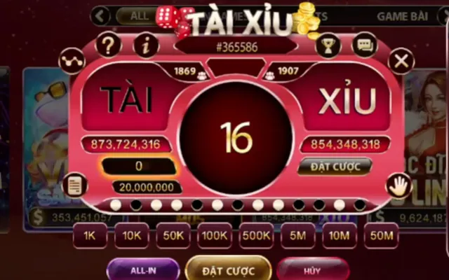 Tài xỉu - Game chơi đổi thưởng trực tuyến tại One88